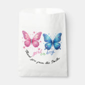 バタフライジェンダーリビールパーティの招待状 フェイバーバッグ (正面)