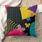 バタフライジオメトリ美学グラフィック クッション (ブランケット)