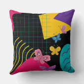 バタフライジオメトリ美学グラフィック クッション (裏面)