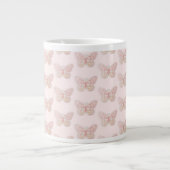 バタフライジャイアントコーヒーマグ ジャンボコーヒーマグカップ (正面)