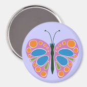 バタフライジャム：ピンク マグネット (正面/裏面)