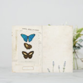 バタフライジャンクジャーナルページの前面/背面ヴィンテージ (スタンド正面)