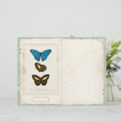 バタフライジャンクジャーナルページの前面/背面ヴィンテージ (スタンド正面)