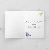 バタフライジョイ母の日 カード (内部)