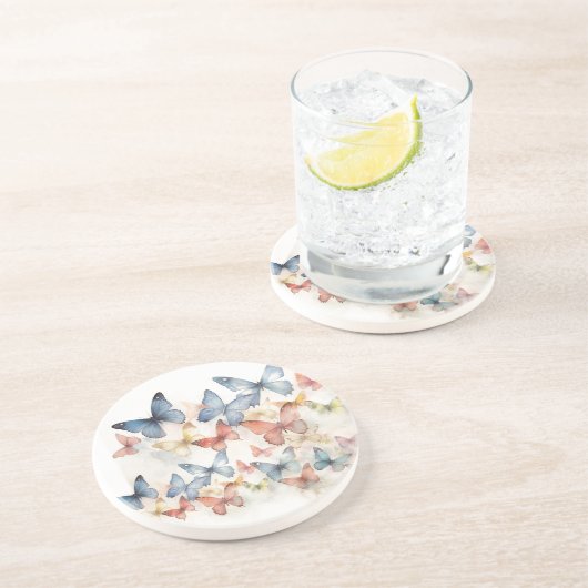 バタフライスウォーム砂岩コースター コースター (側面)