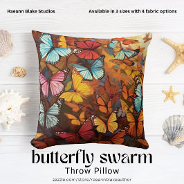 バタフライスウォーム装飾用クッション クッション