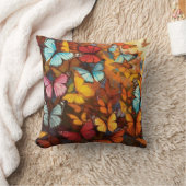 バタフライスウォーム装飾用クッション クッション (ブランケット)