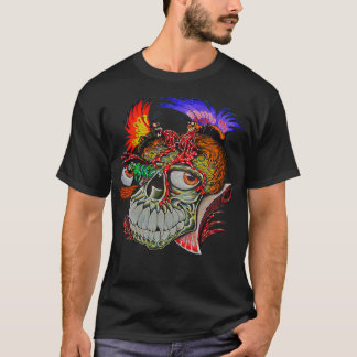 バタフライスカルクラシックTシャツ Tシャツ