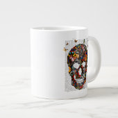 バタフライスカル ジャンボコーヒーマグカップ (正面右)