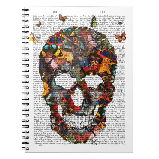 バタフライスカル ノートブック (正面)