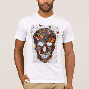 バタフライスカル Tシャツ