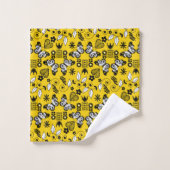 バタフライスカンジナビアフォークアート バスタオルセット (ウォッシュタオル)