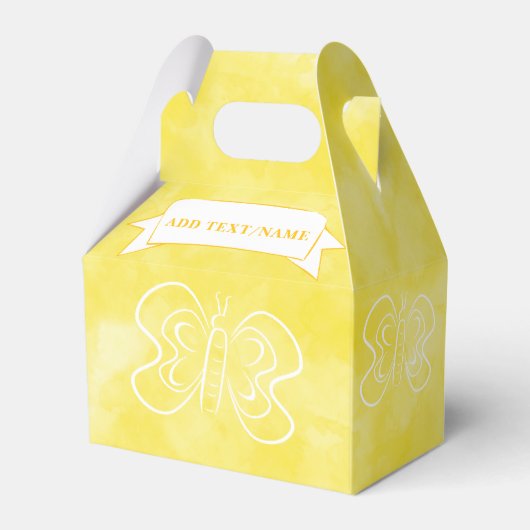 バタフライスケッチカスタムイエローウォーター色 フェイバーボックス (裏面サイド)