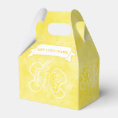 バタフライスケッチカスタムイエローウォーター色 フェイバーボックス (正面サイド)