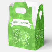 バタフライスケッチカスタムグリーンウォーター色 フェイバーボックス (オープン)