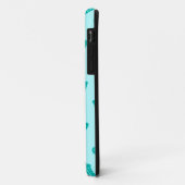 バタフライスケッチ、アクアとターコイズ Case-Mate iPhoneケース (裏面/左)