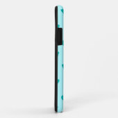 バタフライスケッチ、アクアとターコイズ Case-Mate iPhoneケース (裏面/右)