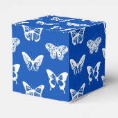 バタフライスケッチ、コバルトブルーとホワイト フェイバーボックス (裏面サイド)