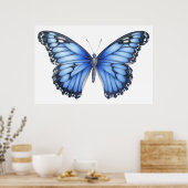 バタフライスケッチ ポスター (キッチン)