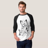 バタフライスケッチ Tシャツ (正面フル)