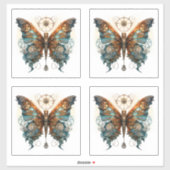 バタフライスチームパンクメタルギア蝶 シール (シート)