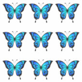 バタフライステッカー：カットして使用 シール (正面)