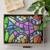 バタフライステンドグラス効果の切り離し 薄葉紙 (ギフト)