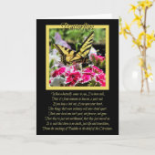 バタフライスピリチュアルコンサンスカード カード (黄色い花)