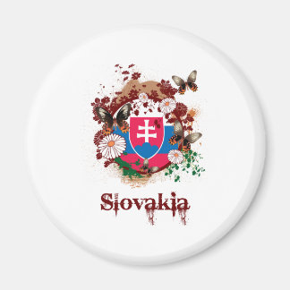 バタフライスロバキア マグネット