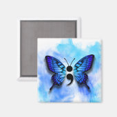 バタフライセミクロモマグネット マグネット (正面/裏面)
