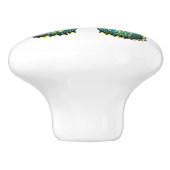 バタフライセラミックのノブとプル セラミックノブ (側面)