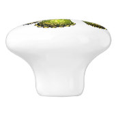 バタフライセラミックのノブとプル セラミックノブ (側面)