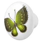 バタフライセラミックのノブとプル セラミックノブ (右)