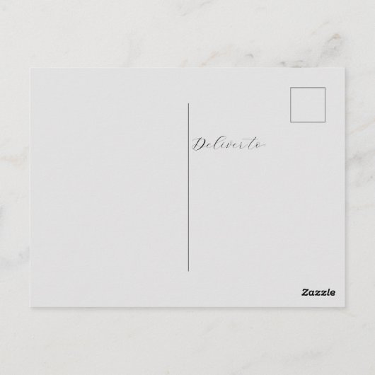 バタフライタイムで新しい人生の冒険はがき ポストカード (裏面)