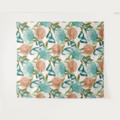 バタフライタペストリー毛布 タペストリー (正面(横))