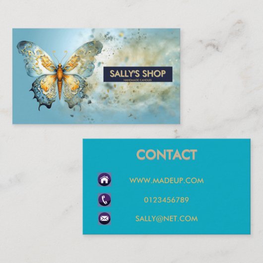 バタフライダスト 名刺 (正面/裏面)