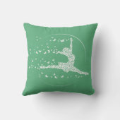 バタフライダンサー装飾用クッション クッション (裏面)