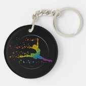 バタフライダンサー キーホルダー (裏面)