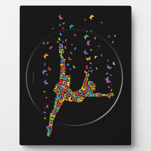 バタフライダンサー フォトプラーク (正面)