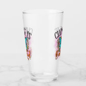 バタフライチェンジは美しい引用文 感動的 タンブラーグラス (左)