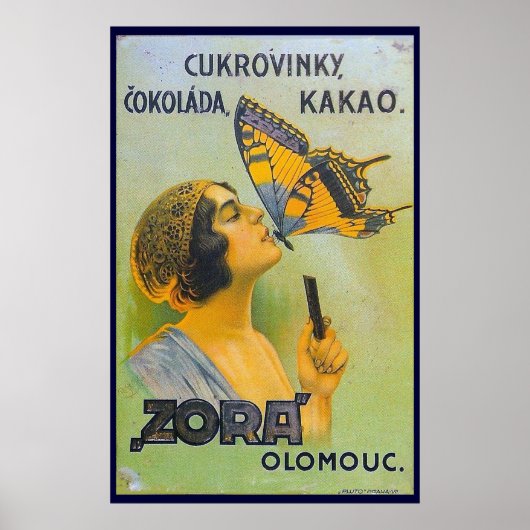 バタフライチョコレートのAdにキスされる ポスター (正面)