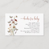 バタフライテラコッタブックスベビー エンクロージャーカード (正面)