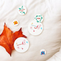 バタフライテーブルコンフェッティ