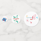 バタフライテーブルコンフェッティ コンフェッティ (正面)