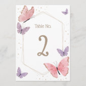 バタフライテーブル番号 プログラム (正面)