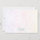 バタフライテーマガールズバースデーパーティー 招待状 (裏面)