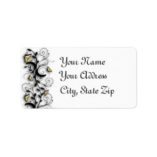 バタフライテーマ ラベル