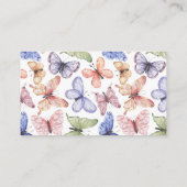 バタフライディスプレイシャワーカード エンクロージャーカード (裏面)