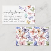 バタフライディスプレイシャワーカード エンクロージャーカード (正面/裏面)