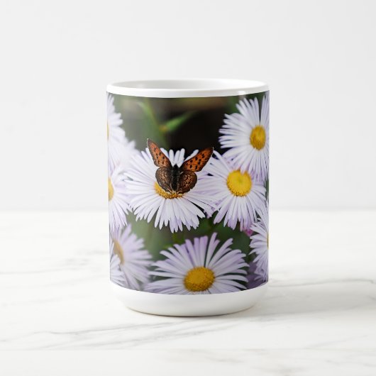 バタフライデイジーマグ コーヒーマグカップ (中央)
